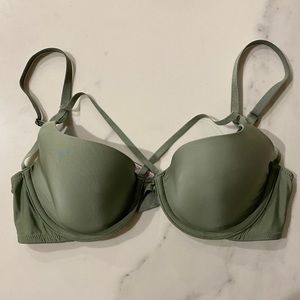 Victoria’s Secret sage green lined Demi 36B